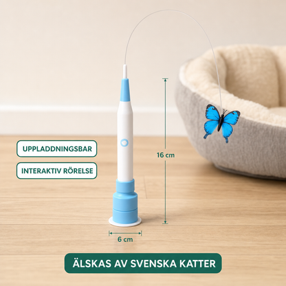 Interaktiv levande fjäril